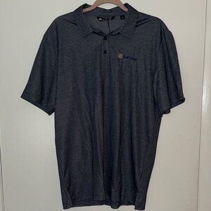 Travis Matthew Dark Gray Polo Shirt